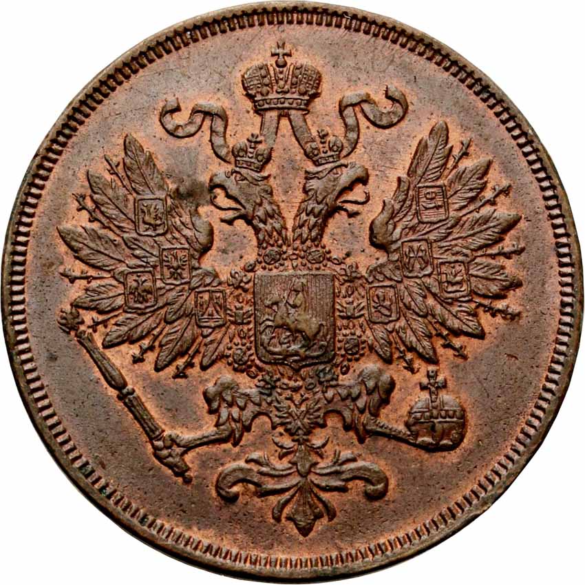 Polska XlX w. 2 kopiejki 1860, Warszawa